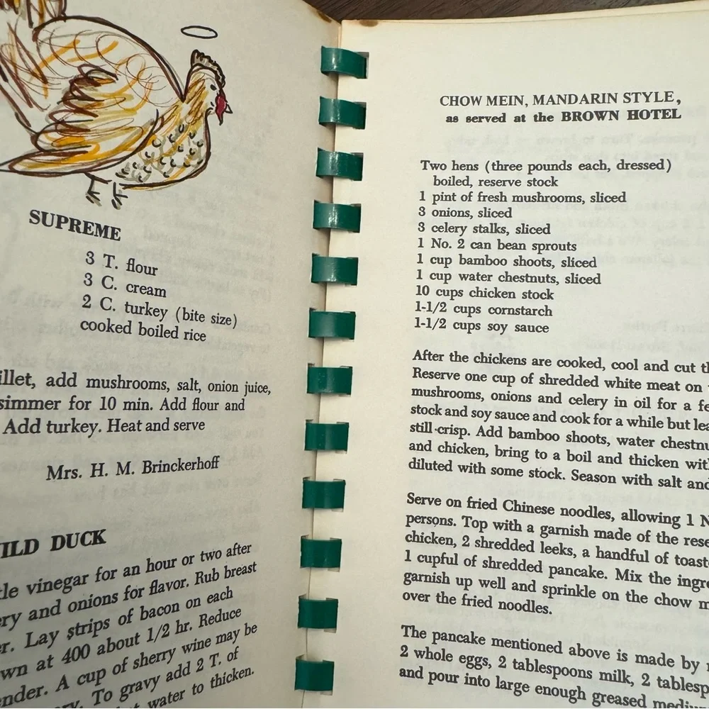 Vintage Kentucky Cookbook Cabbage Patch Settlement Louisville 1972 Famous Recipe